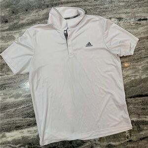 Adidas Men's Classic White Polo with Black Logo